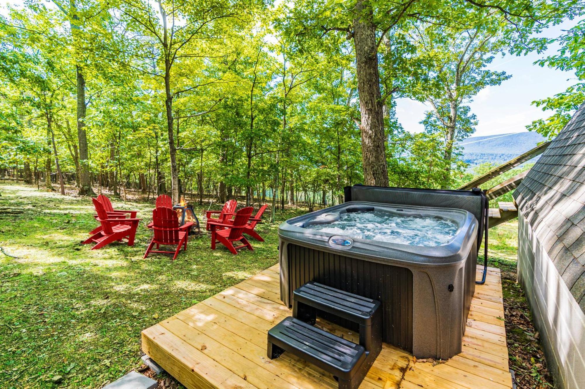 Great Views! A-Frame W Hot Tub, Grill & Fire Pit Villa Morton Grove Exterior photo